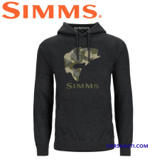 Худи Simms Bass Fill Hoody Charcoal Heather